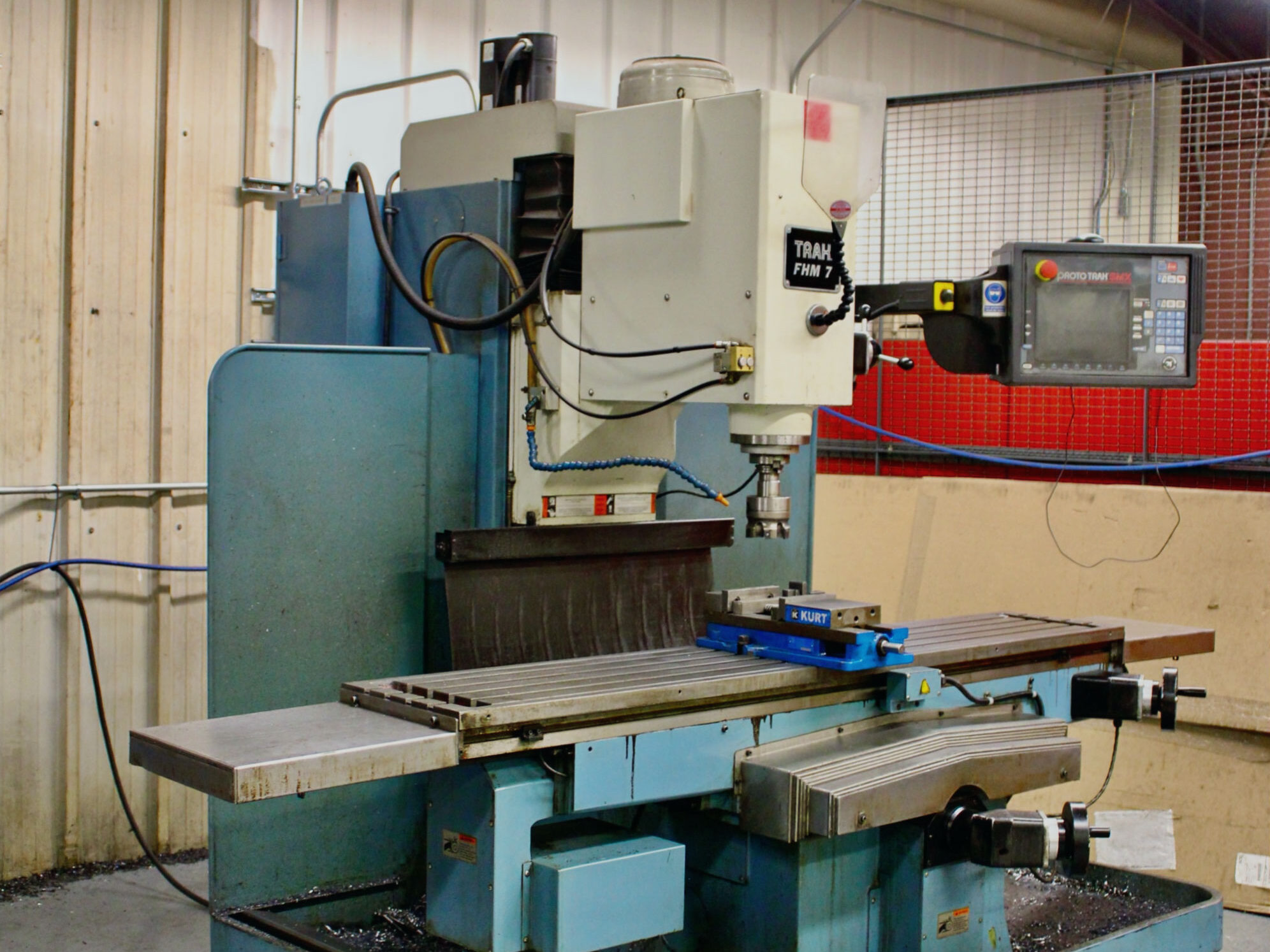 A photo of our CNC Bed Mill