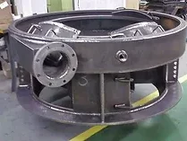 A photo of a cyclone dryer housing
