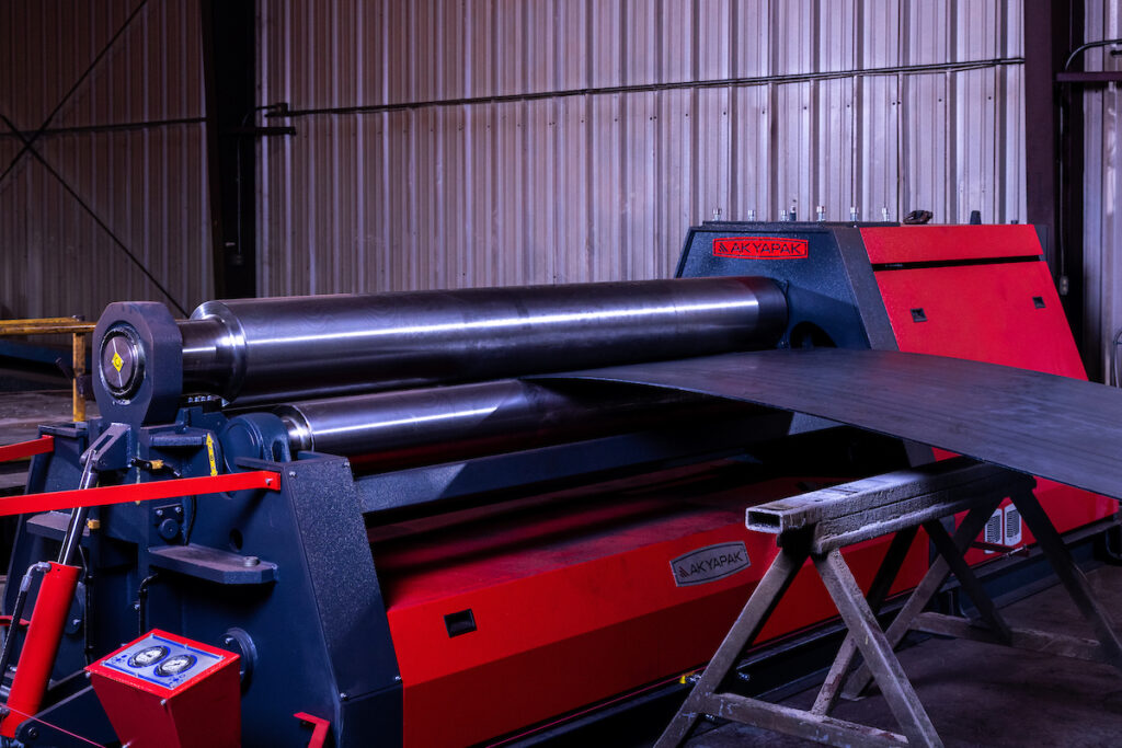 A photo of our Akyapak AHS-2013 Plate Rolling Machine (4-Roll)